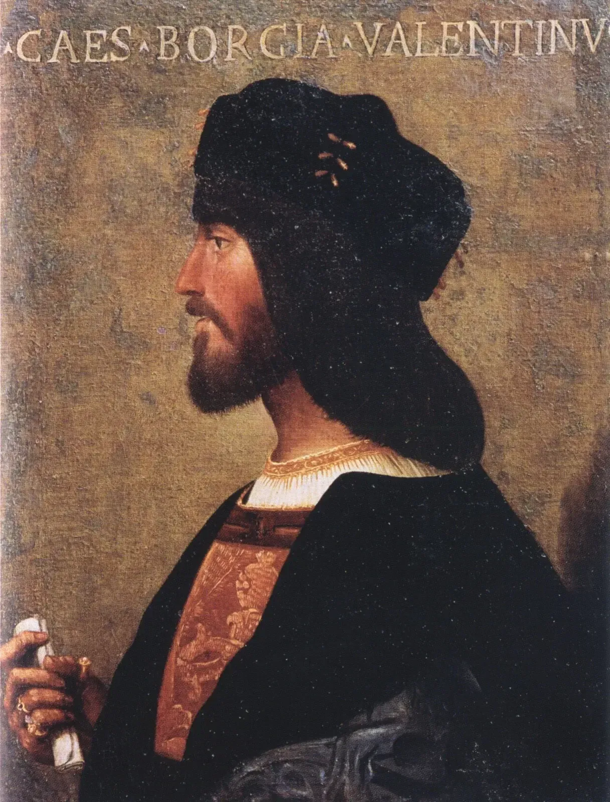 Portrait of Cesare Borgia as Duke of Valentinois