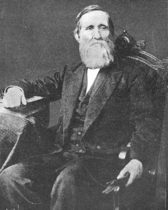 Dr. Crawford Williamson Long, photograph taken in 1877, the year before his death