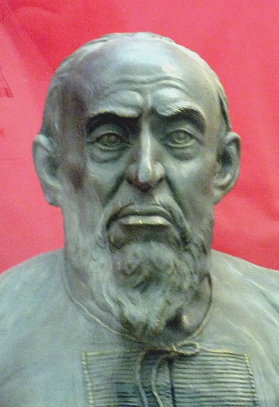 Forensic facial reconstruction of Ivan IV of Russia by anthropologist Mikhail Gerasimov, from the Tsar's remains.