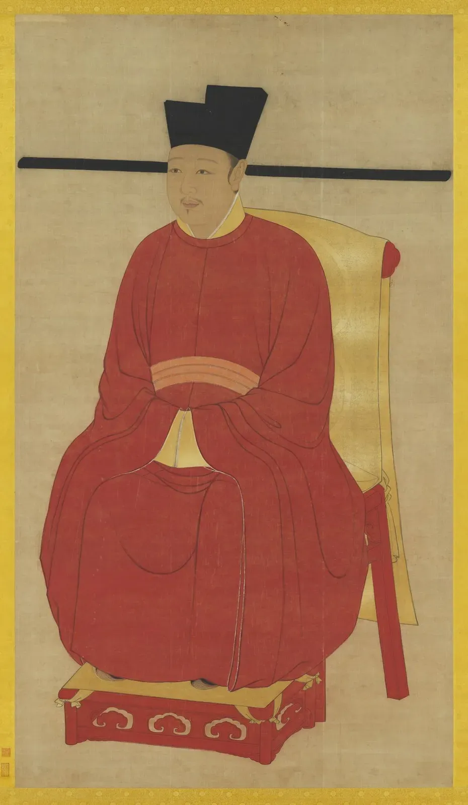 Seated portrait of Emperor Huizong of Song, kept in the National Palace Museum, Taipei
