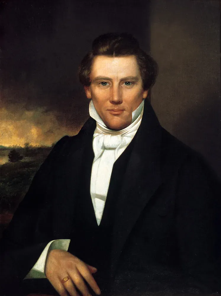 Portrait of Joseph Smith, founder of the Latter Day Saint movement
