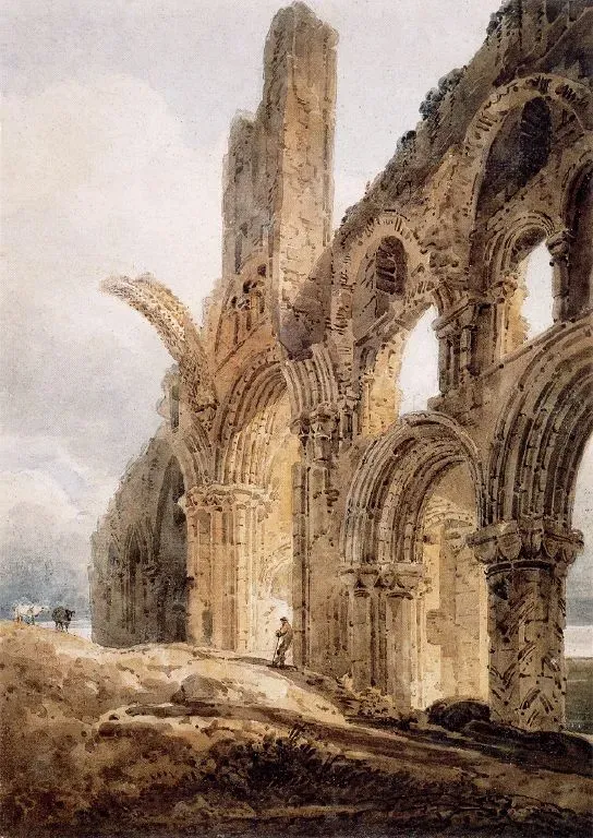 Thomas Girtin painting of Lindisfarne (Holy Island), 1798