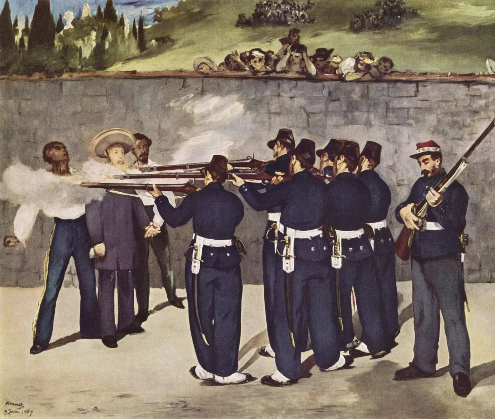 Édouard Manet, The Execution of Emperor Maximilian, 1867–1868