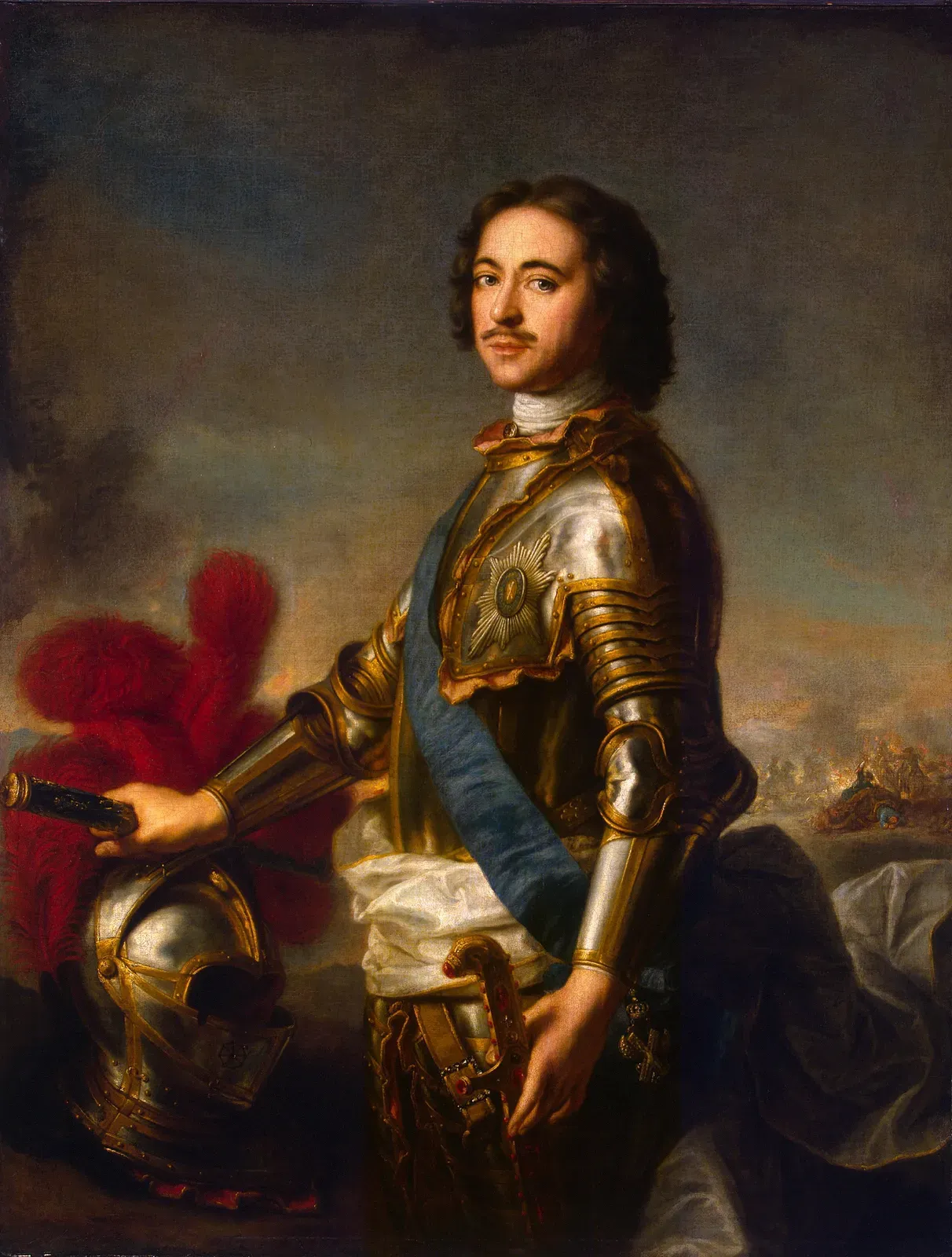 Portrait of Peter the Great by Jean-Marc Nattier, Hermitage Museum