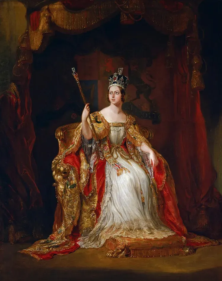 Coronation portrait of Queen Victoria, 1838
