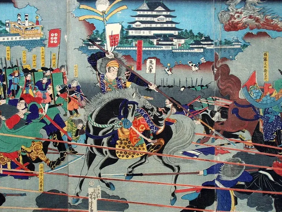 Painting of the Siege of Osaka, 1614–1615