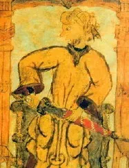 Portrait illustration of Tariq ibn Ziyad