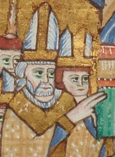 Urban II at the consecration of the altar of the Cluny monastery