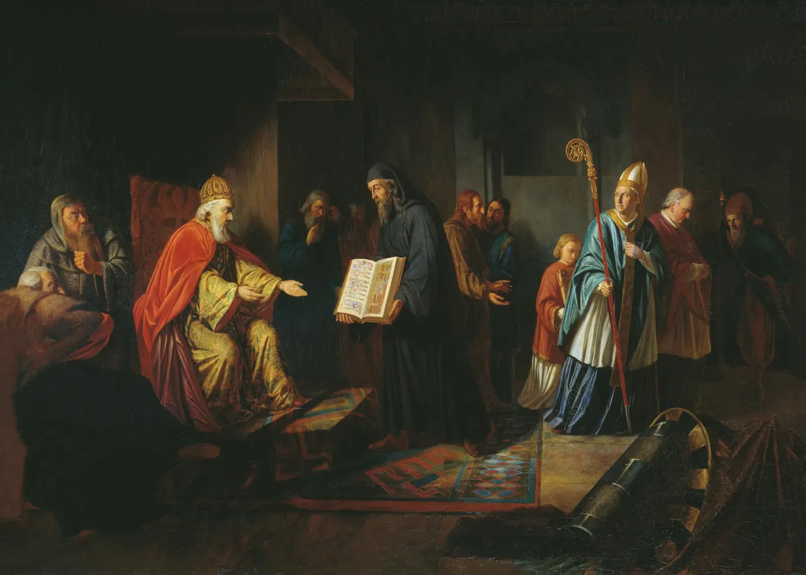 Painting of Vladimir the Great, Grand Prince of Kiev, by Peter van Egging
