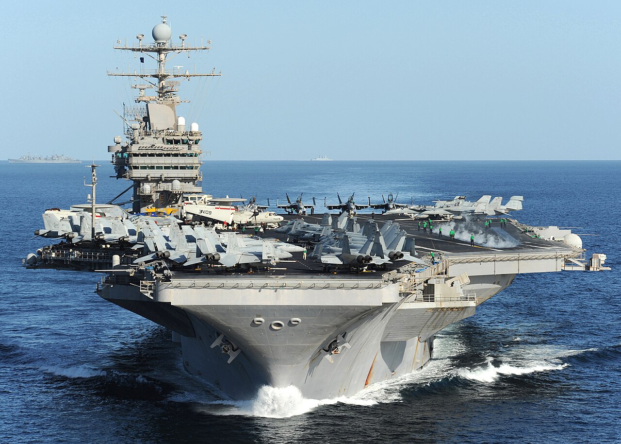 USS Abraham Lincoln underway in the Arabian Sea