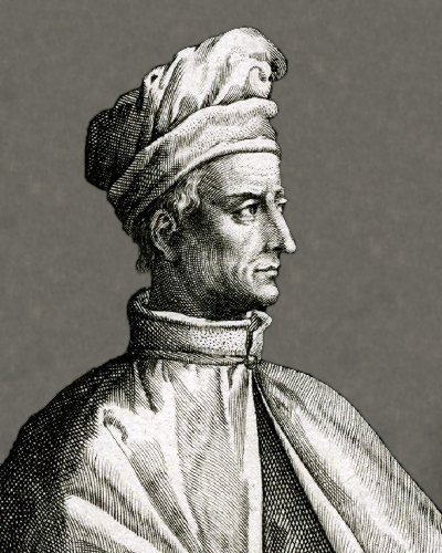 Portrait of Amerigo Vespucci wearing a turban