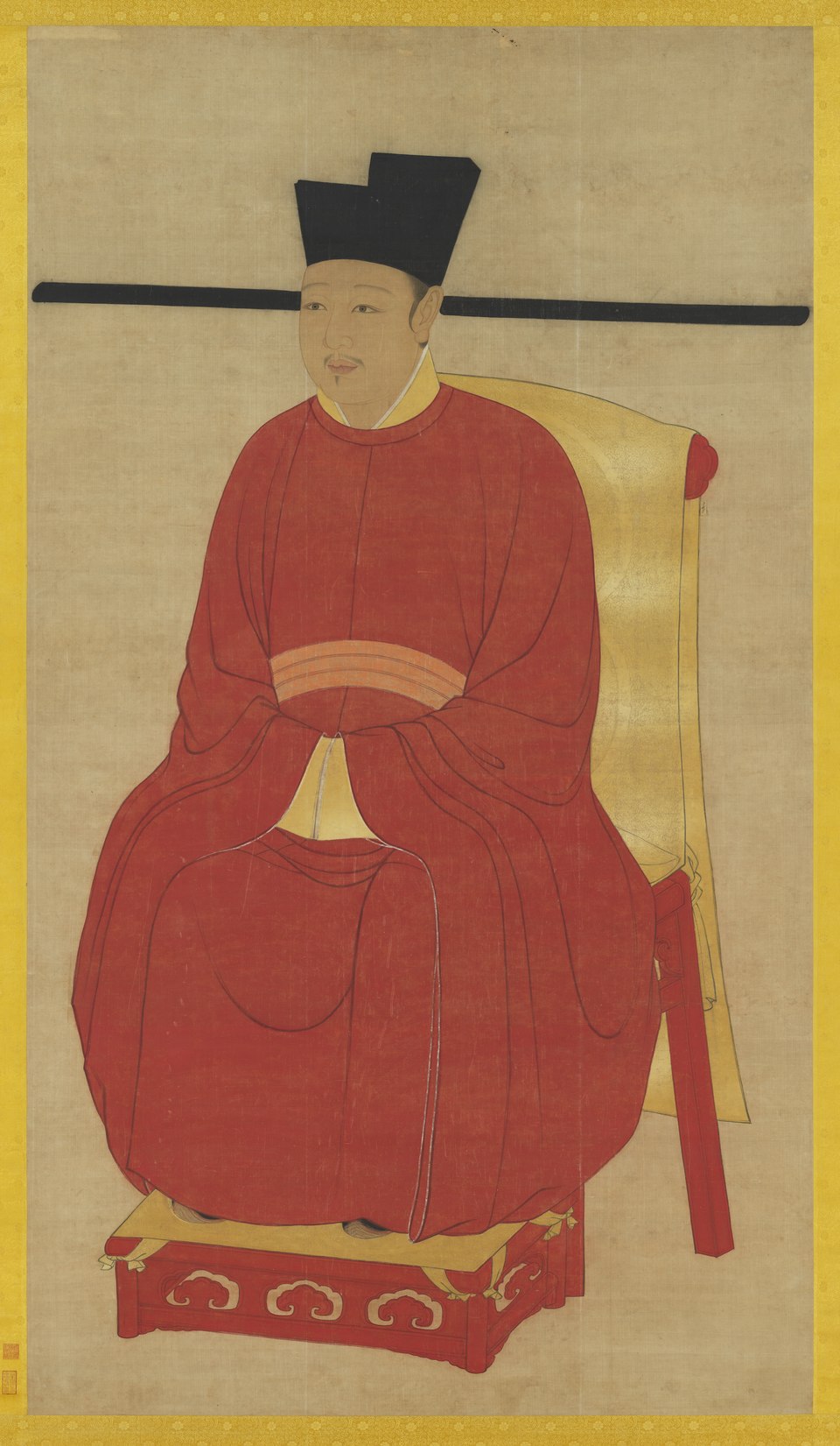 Seated portrait of Emperor Huizong of Song, kept in the National Palace Museum, Taipei