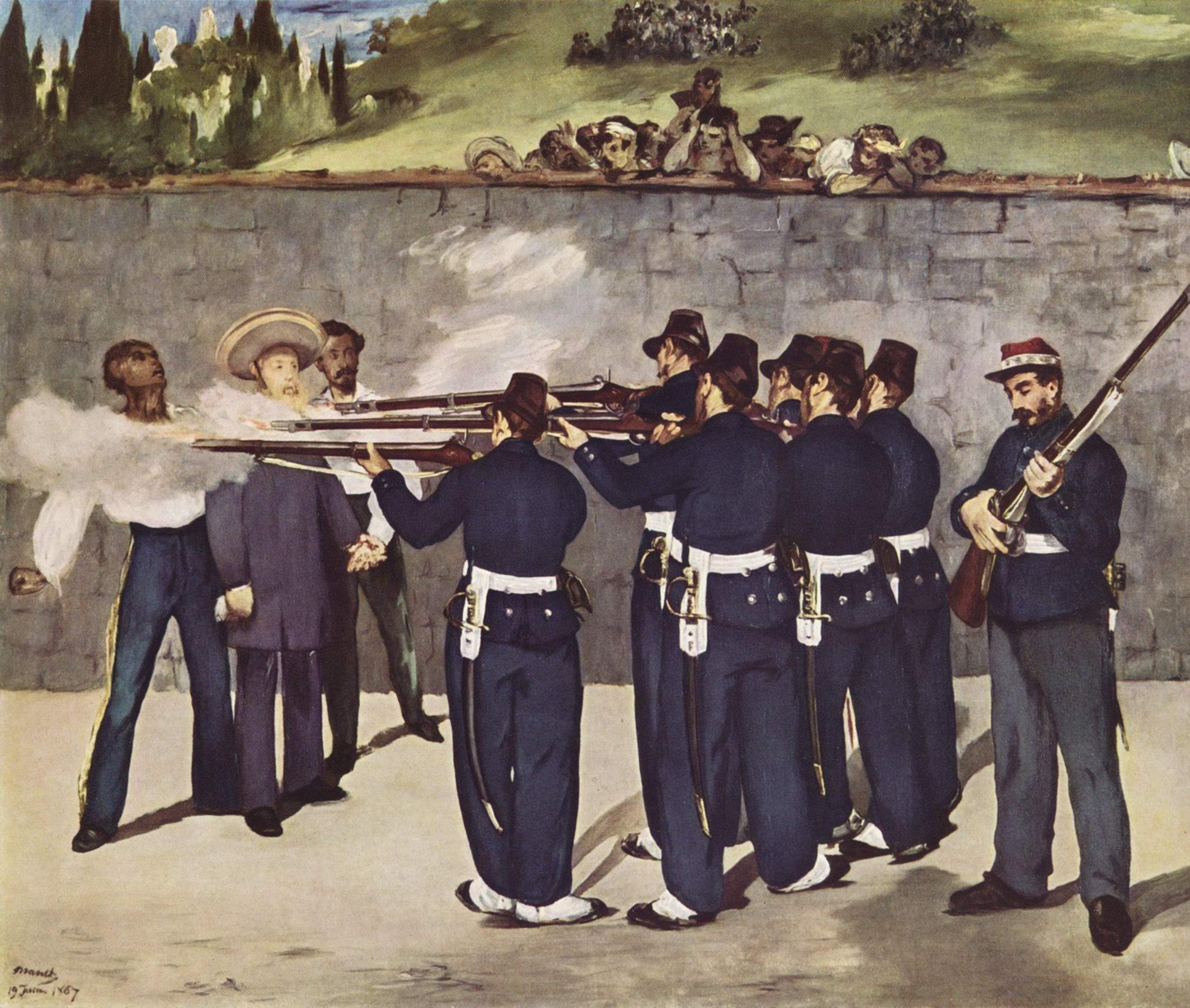 Édouard Manet, The Execution of Emperor Maximilian, 1867–1868