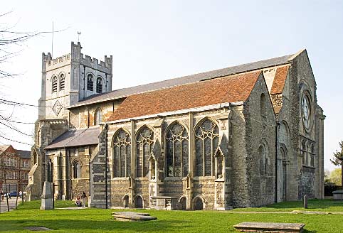 Waltham Abbey Church, Essex - the last English monastery surrendered to Henry VIII on 23 March 1540